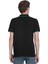 Siyah Regular Fit Polo Yaka Pamuklu Rayon Tişört 6