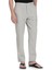 Gri Rahat Kesim Yandan Cepli Keten Jogger Pantolon 1