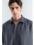 Efektli Modal Antrasit Gömlek 1