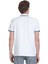 Beyaz Regular Fit Polo Yaka Pamuklu Rayon Tişört 5