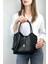 Yavrulu Yumuşak Deri Ayarlanabilir Askılı Kadın Çanta Siyah,67 3