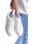 SLW166 Prestige Bağcıklı Cilt Kapitone Desenli Erkek Günlük Sneaker Ayakkabı Cbt - Beyaz 4