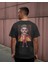 Futbolcu Baskılı Mauro Icardi Baskılı Oversize Tshirt - %100 Pamuk Bol Kesim Tişört Kadın Erkek Unısex Taraftar Tshirt - Caglisa Özel 3