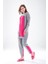 2277_KADIN Tesettür Homewear Eşofman Takım – Bisiklet Yaka Sweat, Dikiş Detaylı, Havuç Fit, Fuşyagri 2