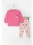 Kız Bebek Taytlı Takım 1-4 Yaş Fuşya 1