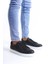 SLW166 Prestige Bağcıklı Cilt Kapitone Desenli Erkek Günlük Sneaker Ayakkabı Cbt - Siyah 1