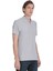 Gri Regular Fit Fermuarlı Polo Yaka Tişört 1
