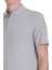 Gri Regular Fit Fermuarlı Polo Yaka Tişört 4