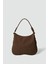 Lagraccio Paris Kadın Grace Zımba Detaylı Süet Omuz Çantası Kahve Süet 3