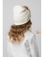 Peluş Ayıcık Detaylı Kız Çocuk Triko Bere – Yumuşak Triko Kışlık Şapka | Pamuklu Örgü Beanie Modeli 4