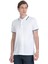Beyaz Regular Fit 100% Pamuk Polo Yaka Rayon Tişört 1
