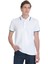 Beyaz Regular Fit 100% Pamuk Polo Yaka Rayon Tişört 3