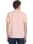 Pembe Regular Fit Apaş Yaka Pamuklu Tişört 5