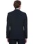 Lacivert Slim Fit Mono Yaka Keten Takım Elbise 7