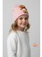 Peluş Ayıcık Detaylı Kız Çocuk Triko Bere – Yumuşak Triko Kışlık Şapka | Pamuklu Örgü Beanie Modeli 3