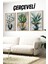 🌿 Çerçeveli 3’lü Dekoratif Bitki Tabloları | Modern Saksı Bitkileri Uv Baskılı Mdf Set🌿 CRV1112 23 x 32 1