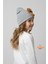 Peluş Ayıcık Detaylı Kız Çocuk Triko Bere – Yumuşak Triko Kışlık Şapka | Pamuklu Örgü Beanie Modeli 3