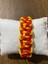 Sarı Kırmızı Geniş Geçişli Model Paracord Bileklik 3