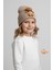 Peluş Ayıcık Detaylı Kız Çocuk Triko Bere – Yumuşak Triko Kışlık Şapka | Pamuklu Örgü Beanie Modeli 1