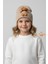 Peluş Ayıcık Detaylı Kız Çocuk Triko Bere – Yumuşak Triko Kışlık Şapka | Pamuklu Örgü Beanie Modeli 2