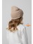 Peluş Ayıcık Detaylı Kız Çocuk Triko Bere – Yumuşak Triko Kışlık Şapka | Pamuklu Örgü Beanie Modeli 3