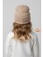 Peluş Ayıcık Detaylı Kız Çocuk Triko Bere – Yumuşak Triko Kışlık Şapka | Pamuklu Örgü Beanie Modeli 4
