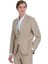 Vizon Slim Fit Mono Yaka Keten Takım Elbise 2