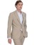 Vizon Slim Fit Mono Yaka Keten Takım Elbise 4