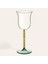 Henan Borosilikat Cam Kadeh 250 ml Şeffaf - Sarı 1