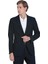 Lacivert Slim Fit Mono Yaka Casual Takım Elbise 3