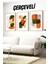 🌿 Modern Renkli Soyut Desenli Çerçeveli 3’lü Tablo Seti – 3 Ebat Seçeneği ile 🌟 CRV1137 23 x 32 1
