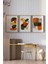 🌿 Modern Renkli Soyut Desenli Çerçeveli 3’lü Tablo Seti – 3 Ebat Seçeneği ile 🌟 CRV1137 23 x 32 2
