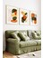 🌿 Modern Renkli Soyut Desenli Çerçeveli 3’lü Tablo Seti – 3 Ebat Seçeneği ile 🌟 CRV1137 23 x 32 5