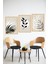 🌿 Siyah Beyaz Yaprak Desenli 3’lü Modern Minimal Tablo Seti🌟 CRVS1128 21 x 30 3