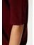 Viscose Doku Next Premium Selection Bordo Yarım Kol Triko Kazak 4