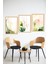 🌿 Modern Geometrik Bitkisel Desenli 3'lü Tablo Seti – Çerçeve Görünümlü 🌿🌟 CRVS1123 13 x 17 3