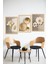 🖼️modern Doğallığın Yansıması Altın Tabak Çiçek Detaylı Tablo Seti Çerçeve GÖRÜNÜMLÜ🌟CRVS1140 13 x 17 3