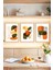 🌿modern Soyut Sanatın Şıklığı: Çerçeve Görünümlü 3’lü Tablo Seti🌟 CRVS1137 13 x 17 1