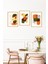 🌿modern Soyut Sanatın Şıklığı: Çerçeve Görünümlü 3’lü Tablo Seti🌟 CRVS1137 13 x 17 4