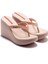 High Fashion Fem Kadın Parmak Arası Terlik Pembe 35/40 FF0021 5