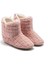 Edi Peluş Kadın Ev Botu Pembe 37/41 GG0103 5