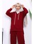 Bordo Kapşonlu Tunik Pantolonlu Takım 3
