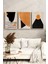 🖼️ Soyut Geometrik Desenli 3’lü Çerçeveli Tablo Seti – Hardal, Siyah ve Krem Tonlarında 🌿 CRV1146 23 x 32 4