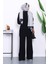 Siyah Fitilli Yumoş Tunik Pantolonlu Triko Takım 4