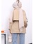 Taş Kruvaze Yaka Astarlı Kısa Trençkot 4