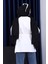 Ekru Dikiş Detaylı Yanları Yırtmaçlı Sweatshirt 4