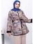 Krem Etnik Desenli Çıtçıtlı Ceket 1