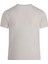 Ekru Regular Fit Bisiklet Yaka Tişört 3