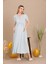 Lady Lingerie Kısa Kollu Gecelikli,sabahlıklı Lohusa-Hamile 2'li Takım 2