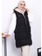 Siyah Çift Taraflı Kapşonlu Şişme Yelek 2